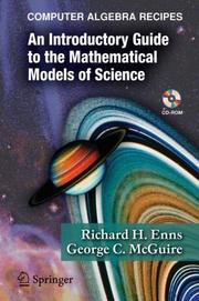Front cover of Computer Algebra Recipes by Richard H. Enns