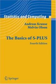 Cover of The basics of S-Plus by Andreas Krause