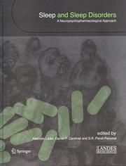 Cover of Sleep and sleep disorders by Malcolm Harold Lader