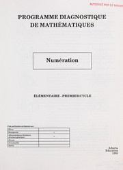 Cover of Programme diagnostique de mathématiques by Alberta. Alberta Education