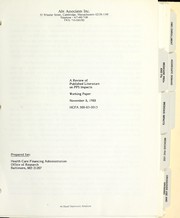 Cover of Prospective payment system evaluation studies by Andrea Hassol