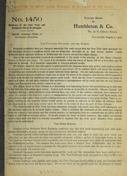 Front cover of Prospectus of railroad stocks by Hambleton & Company
