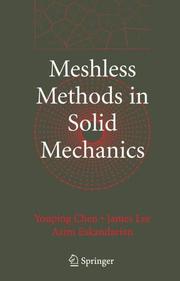 Cover of Meshless methods in solid mechanics by Youping Chen