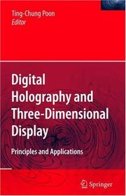 Front cover of Digital Holography and Three-Dimensional Display by Ting-Chung Poon