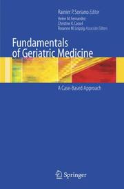 Front cover of Fundamentals of geriatric medicine by Unknown