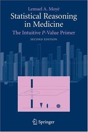 Front cover of Statistical Reasoning in Medicine by Lemuel A. Moyé