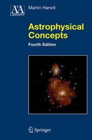 Front cover of Astrophysical Concepts by Martin Harwit
