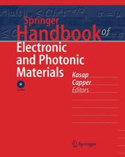 Front cover of Springer Handbook of Electronic and Photonic Materials by Unknown