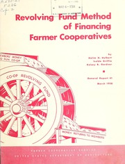 Cover of Revolving fund method of financing farmer cooperatives by Helim H. Hulbert