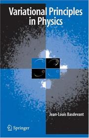 Cover of Variational Principles in Physics by Jean-Louis Basdevant