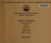 Front cover of San Francisco International Airport expansion program by San Francisco (Calif.). Airports Commission.