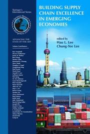 Front cover of Building supply chain excellence in emerging economies by Hau L. Lee