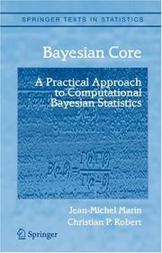 Cover of Bayesian core by Jean-Michel Marin
