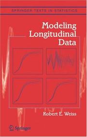 Cover of Modeling Longitudinal Data by Robert E. Weiss
