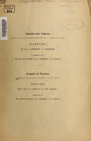 Cover of Secretariat and financial organisation of the League by League of Nations.  Assembly.  Fourth Committee