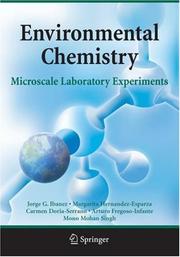 Cover of Environmental Chemistry by Jorge G. Ibanez