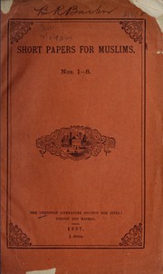 Cover of Short papers for Muslims by G. H. Rouse