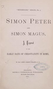 Front cover of Simon Peter and Simon Magus by Giovanni Giuseppe Franco