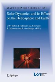 Front cover of Solar dynamics and its effects on the heliosphere and earth by D. N. Baker