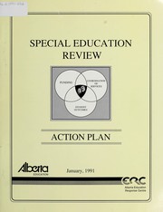 Front cover of Special Education Review action plan by Alberta Education Response Centre