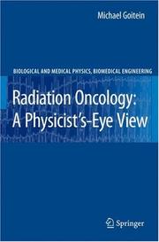 Cover of Radiation Oncology by Michael Goitein