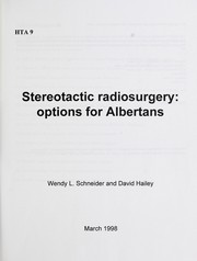 Front cover of Stereotactic radiosurgery by Wendy L. Schneider