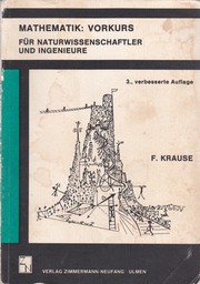 Cover of Mathematik Vorkurs by Friedrich Krause