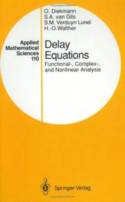 Cover of Delay equations by O. Diekmann