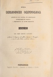 Front cover of Sulla religione cattolica by Luigi Fabbri