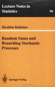 Cover of Random sums and branching stochastic processes by Ibrahim Rahimov