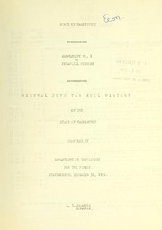 Front cover of Supplement no. 1 to financial history by Washington (State). Dept. of Efficiency