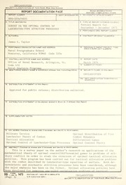 Front cover of Survey on the optimal control of Lanchester-type attrition processes by James G. Taylor