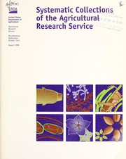 Cover of Systematic collections of the Agricultural Research Service by J. Ralph Lichtenfels