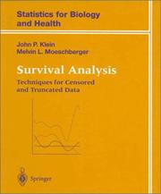 Cover of Survival analysis by John P. Klein