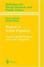 Cover of Prove it with figures by Hans Zeisel