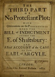 Cover of No Protestant plot by Ferguson, Robert