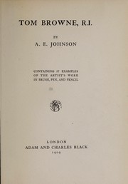 Cover of Tom Browne, R.I by Johnson, A. E.