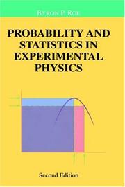 Cover of Probability and statistics in experimental physics by Byron P. Roe