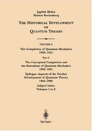 Cover of The completion of quantum mechanics, 1926-1941 by Jagdish Mehra