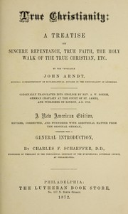Cover of True Christianity by Johann Arndt