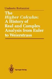 Cover of The higher calculus by Umberto Bottazzini