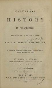 Cover of Universal history in perspective by Emma Willard
