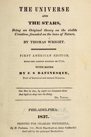 Cover of The universe and the stars by Wright, Thomas
