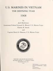 Front cover of U.S. Marines in Vietnam by Jack Shulimson