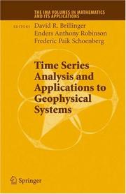 Front cover of New directions in time series analysis by David R. Brillinger