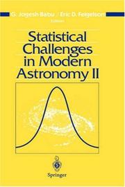 Front cover of Statistical challenges in modern astronomy II by Gutti Jogesh Babu