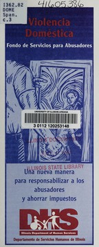 Front cover of Violencia doméstica by Illinois. Department of Human Services
