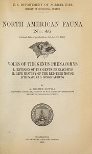 Front cover of Voles of the genus Phenacomys by A. Brazier Howell