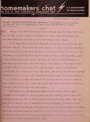 Cover of Wartime restrictions and Christmas by United States. Department of Agriculture. Radio Service