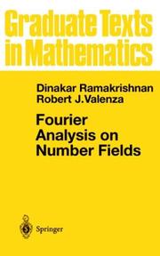 Front cover of Fourier analysis on number fields by Dinakar Ramakrishnan